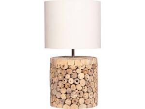 ΕΠΙΤΡΑΠΕΖΙΟ ΚΥΛΙΝΔΡΙΚΟ ΦΩΤΙΣΤΙΚΟ TWIGGY HM4427 DRIFTWOOD & ΜΠΕΖ ΚΑΠΕΛΟ Φ24.5x45Υεκ.
