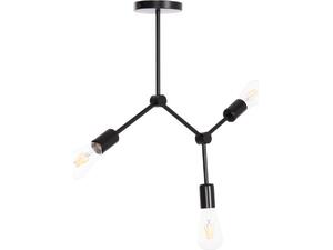 ΦΩΤΙΣΤΙΚΟ ΟΡΟΦΗΣ 3-ΦΩΤΟ LIGHTY HM7404.11 ΜΕΤΑΛΛΟ ΣΕ ΜΑΥΡΟ 52x5x48Υεκ.