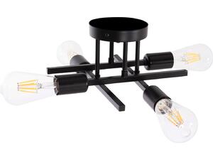 ΦΩΤΙΣΤΙΚΟ ΟΡΟΦΗΣ ΠΟΛΥΦΩΤΟ LIGHTY HM7428.11 ΜΕΤΑΛΛΟ ΣΕ ΜΑΥΡΟ 28x28x15Υεκ.