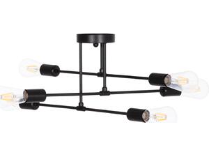 ΦΩΤΙΣΤΙΚΟ ΟΡΟΦΗΣ ΠΟΛΥΦΩΤΟ LIGHTY HM7427.11 ΜΕΤΑΛΛΟ ΣΕ ΜΑΥΡΟ 51x51x23Υεκ.