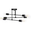 ΦΩΤΙΣΤΙΚΟ ΟΡΟΦΗΣ ΠΟΛΥΦΩΤΟ LIGHTY HM7427.11 ΜΕΤΑΛΛΟ ΣΕ ΜΑΥΡΟ 51x51x23Υεκ.