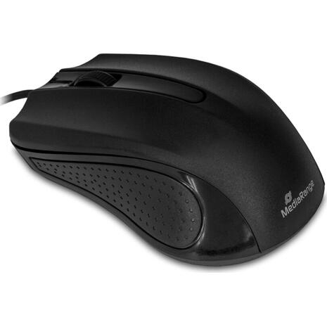 Ποντίκι ενσύρματο Mediarange optical 3 button black MROS211