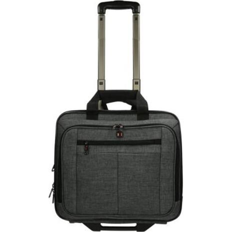 Τσάντα επαγγελματική τρόλεϊ για Laptop Enrico Benetti "Frankfurt" Grey 41x21x33cm