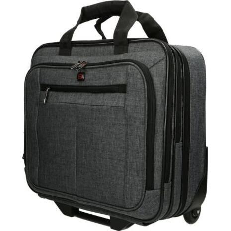 Τσάντα επαγγελματική τρόλεϊ για Laptop Enrico Benetti "Frankfurt" Grey 41x21x33cm