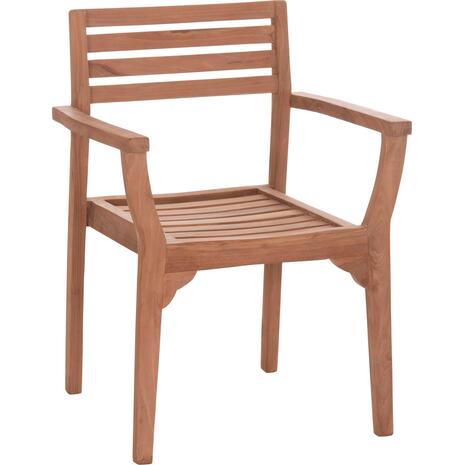 ΠΟΛΥΘΡΟΝΑ ΕΞΩΤ.ΧΩΡΟΥ ERMIONI HM18129 ΞΥΛΟ TEAK--ΦΥΣΙΚΟ ΧΡΩΜΑ 60x59x84Υεκ. (σετ 2 τεμαχίων)