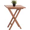ΤΡΑΠΕΖΙ ΣΚΗΝΟΘΕΤΗ ΤΕΤΡΑΓΩΝΟ ERIS HM18118 ΞΥΛΟ TEAK--ΦΥΣΙΚΟ 60x60x75Υεκ.