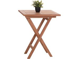 ΤΡΑΠΕΖΙ ΣΚΗΝΟΘΕΤΗ ΤΕΤΡΑΓΩΝΟ ERIS HM18118 ΞΥΛΟ TEAK--ΦΥΣΙΚΟ 60x60x75Υεκ.