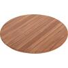 ΕΠΙΦΑΝΕΙΑ ΤΡΑΠΕΖΙΟΥ ΣΤΡΟΓΓΥΛΗ HM18134 ΞΥΛΟ TEAK--ΦΥΣΙΚΟ Φ80x4(πάχος)εκ.