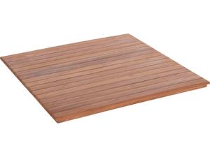 ΕΠΙΦΑΝΕΙΑ ΤΡΑΠΕΖΙΟΥ ΤΕΤΡΑΓΩΝΗ HM18137 ΞΥΛΟ TEAK--ΦΥΣΙΚΟ 80x80x4(πάχος)εκ.