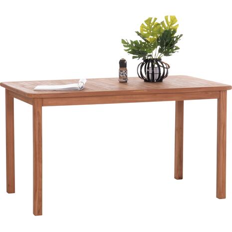 ΤΡΑΠΕΖΙ ΟΡΘΟΓΩΝΙΟ PRESSCOT HM18123 ΞΥΛΟ TEAK--ΦΥΣΙΚΟ 140x80x76Υεκ.