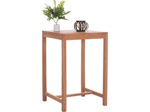 ΤΡΑΠΕΖΙ ΜΠΑΡ ΤΕΤΡΑΓΩΝΟ PRESSCOT HM18113 ΞΥΛΟ TEAK ΣΕ ΦΥΣΙΚΟ 70x70x105Υεκ.