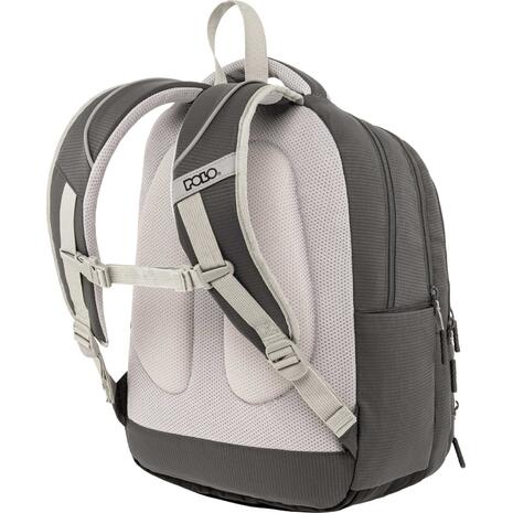 Τσάντα πλάτης 3+1 θέσεων Polo multi pocket grey