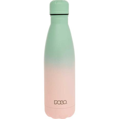 Μπουκάλι θερμός Polo Stainless Steel 0.50L Βεραμάν/ροζ