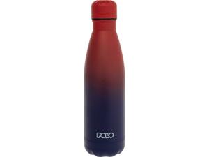 Μπουκάλι θερμός Polo Stainless Steel 500ml Μπλε/κόκκινο