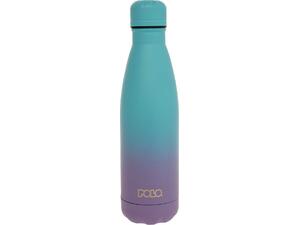 Μπουκάλι θερμός POLO Stainless Steel 0.50L Τιρκουάζ/μωβ