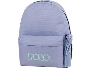 Tσάντα πλάτης 1+1 θέσεων Polo Original scarf Indigo-turquoise- Λουλακί-τιρκουάζ