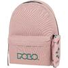 Tσάντα πλάτης 1+1 θέσεων Polo Original Scarf Pink/petrol- Ροζ/πετρόλ