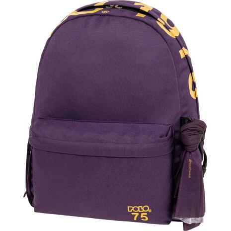 Tσάντα πλάτης 1+1 θέσεων Polo '75 scarf Purple-μωβ