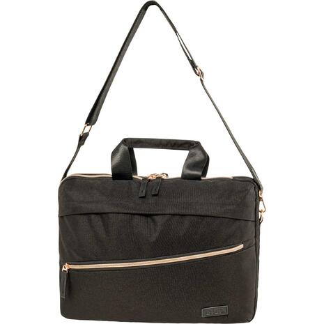 Χαρτοφύλακας Polo briefcase essence Black/pink - Μαύρο/ροζ