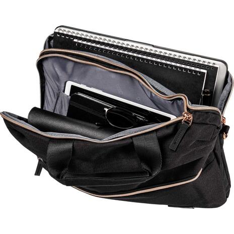 Χαρτοφύλακας Polo briefcase essence Black/pink - Μαύρο/ροζ