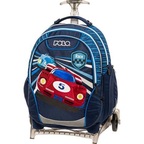 Τσάντα τρόλεϊ 3 θέσεων Polo Δημοτικού Reel Race car