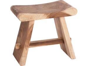 ΒΟΗΘΗΤΙΚΟ ΣΚΑΜΠΟ SADEL HM18294 ΞΥΛΟ SUAR--ΦΥΣΙΚΟ 50x30x45Υεκ.