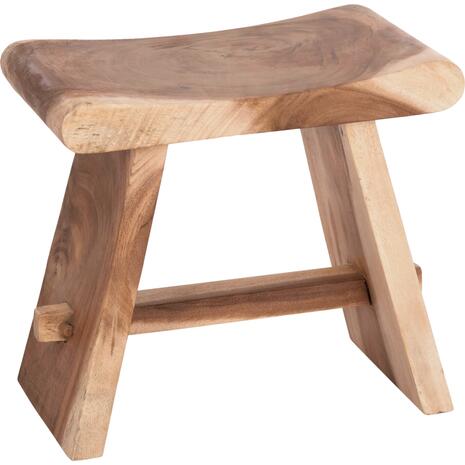 ΒΟΗΘΗΤΙΚΟ ΣΚΑΜΠΟ SADEL HM18294 ΞΥΛΟ SUAR--ΦΥΣΙΚΟ 50x30x45Υεκ.