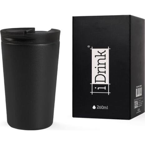 Κούπα Θερμός iDrink ID0236 Travel Mug 260ml Black