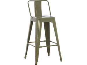 ΣΚΑΜΠΟ ΜΠΑΡ ΜΕΣΑΙΟΥ ΥΨΟΥΣ ΜΕΤΑΛΛΙΚΟ MELITA-PRO HM8574.43 DARK OLIVE GREEN 43x43x88Υεκ. (Βαθύ πράσινο)