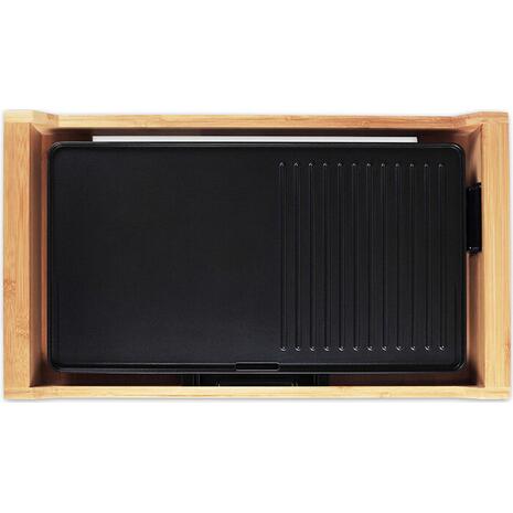 Ηλεκτρική γκριλιέρα Teppanyaki με πλαίσιο από bamboo, 1800W LIFE JAPANESE GRILL