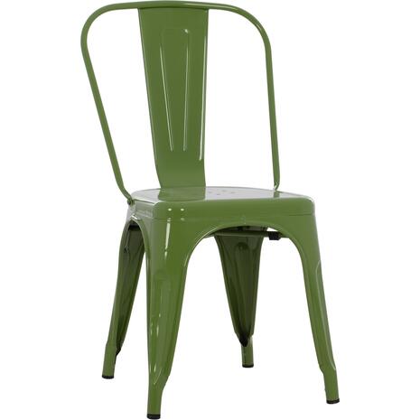 ΚΑΡΕΚΛΑ ΜΕΤΑΛΛΙΚΗ MELITA-PRO HM8641.53 LIGHT OLIVE GREEN 44x47x84.5Υεκ. (Πράσινο)