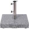 ΒΑΣΗ ομπρέλας τετράγωνη Γρανίτης/Inox #304 (40Kg) (Ε932)