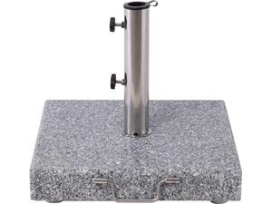ΒΑΣΗ ομπρέλας τετράγωνη Γρανίτης/Inox #304 (40Kg) (Ε932)