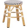 ΣΚΑΜΠΟ ΑΛΟΥΜΙΝΙΟΥ CHINO HM6285.03 BAMBOO LOOK-TEXTILENE ΛΕΥΚΟ-ΜΑΥΡΟ Φ36x46Υεκ.