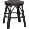 ΣΚΑΜΠΟ ΑΛΟΥΜΙΝΙΟΥ CHINO HM6285.02 BAMBOO LOOK & TEXTILENE ΣΕ ΜΑΥΡΟ Φ36x46Υεκ.