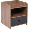 ORIENT Κομοδίνο με 1 Συρτάρι, Απόχρωση Sonoma Oak-Grey (Ε7430,1)