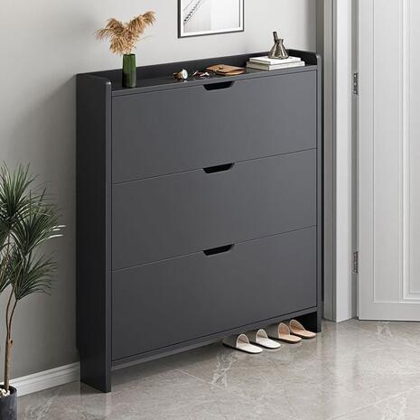 Παπουτσοθήκη MDF - Melamine Απόχρωση Γκρι (Ε8330,1)