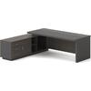 VIP Γραφείο Αριστερή Γωνία, Απόχρωση Grey Walnut (ΕΟ929,L)