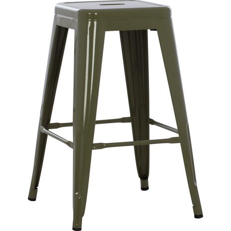 ΣΚΑΜΠΟ ΜΕΣΑΙΟΥ ΥΨΟΥΣ ΜΕΤΑΛΛΙΚΟ MELITA-PRO HM8573.43 DARK OLIVE GREEN 43x43x67Υεκ.