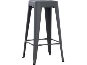 ΣΚΑΜΠΟ ΜΠΑΡ ΜΕΤΑΛΛΙΚΟ MELITA-PRO HM8642.50 ΣΕ ΓΚΡΙ 43x43x78Υεκ.
