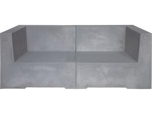 CONCRETE 2Θέσιος Kαναπές Κήπου - Βεράντας, Cement Grey (Ε6200,2)