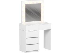ΤΟΥΑΛΕΤΑ ΜΕ ΦΩΤΙΣΜΟ LED & ΣΥΡΤΑΡΙΑ BEYON HM2500.03 ΜΕΛΑΜΙΝΗ ΣΕ ΛΕΥΚΟ 80x40x140Υεκ.