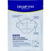 Μάσκα υψηλής προστασίας Dr.Mfyan FFP2 KN95 NR λευκή (1 τεμάχιο)