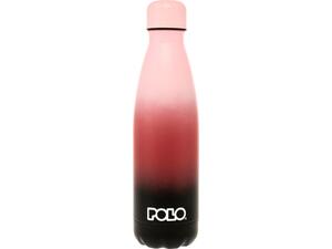 Μπουκάλι θερμός POLO Stainless Steel Ροζ/Κόκκινο/Μαύρο 0.50lt (9-49-004-8162)