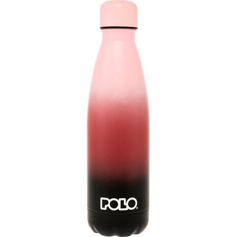 Μπουκάλι θερμός POLO Stainless Steel Ροζ/Κόκκινο/Μαύρο 0.50lt (9-49-004-8162)