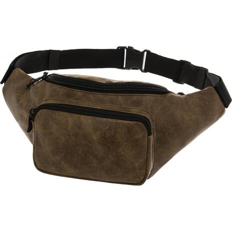 Τσαντάκι μέσης μπανάνα POLO Curio Dark Brown - Σκούρο Καφέ (9-08-036-7900)