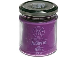 Αρωματικό κερί 212 ml με αιθέρια έλαια λεβάντας