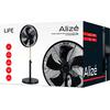 Ανεμιστήρας Ορθοστάτης Life Alize 50W Φ40cm με τηλεχειριστήριο (221-0265)