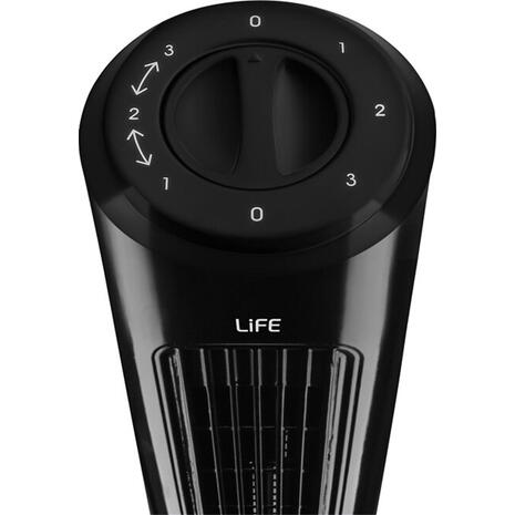 Ανεμιστήρας επιδαπέδιος Life Aeolus Black 45W (221-0146)