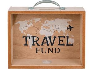 Κουμπαράς - κορνίζα ξύλινος Travel Fund Υ12x20,5x5εκ. - Ανακάλυψε Κουμπαράδες για να κάνεις την αποταμίευσή σου με στυλ από το Oikonomou-shop.gr.